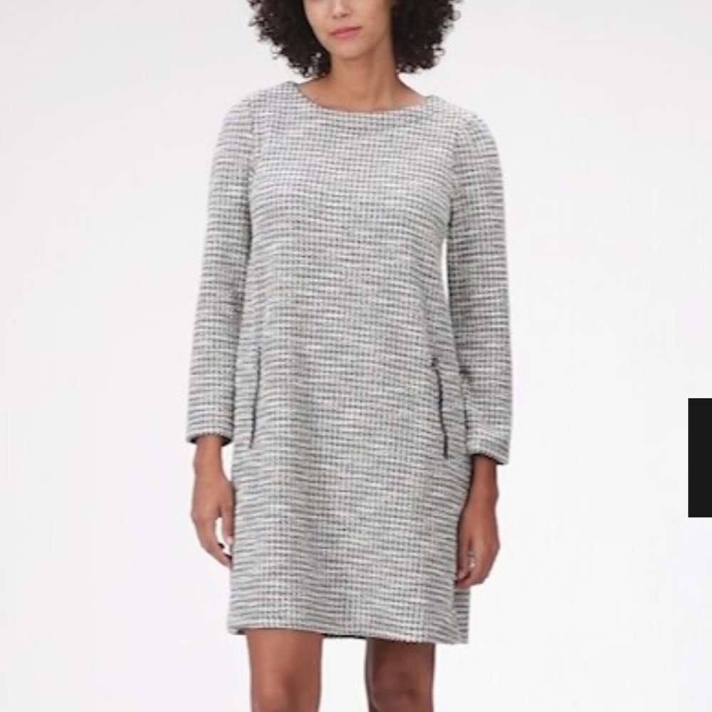 NWT GAP Tweed black & white dress, Size L